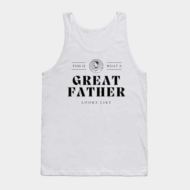 Polished Vintage Father's T-Shirt Tank Top by Diusse